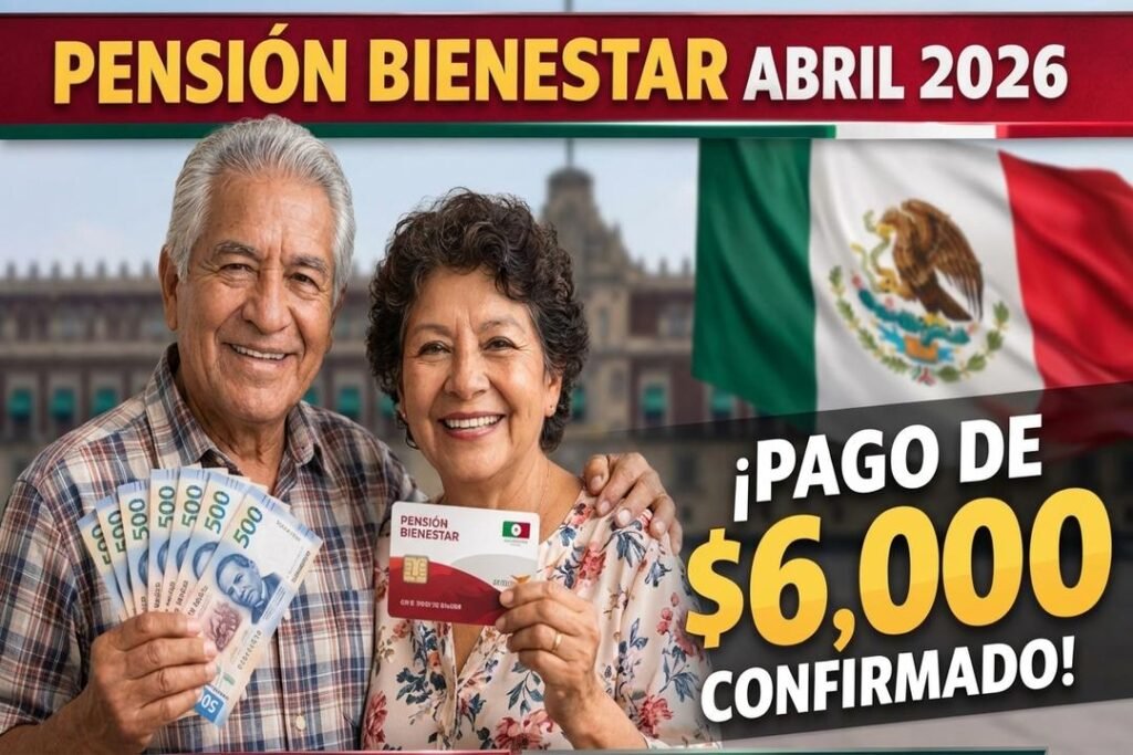 Pensión Bienestar Abril 2026 en México